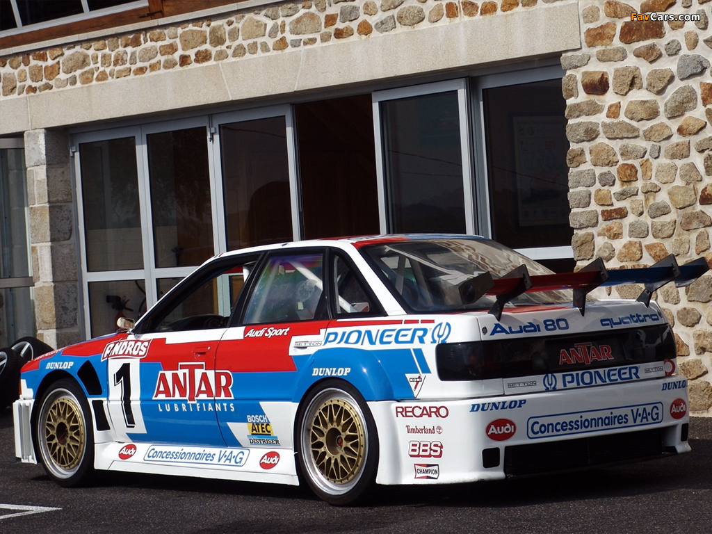 Images of Audi 80 quattro French Supertourisme 8A,B3 (1989–1992) (1024 x 768)