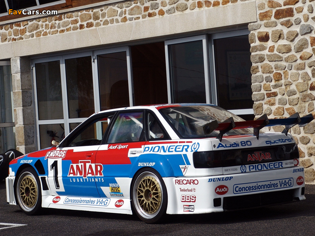 Images of Audi 80 quattro French Supertourisme 8A,B3 (1989–1992) (640 x 480)