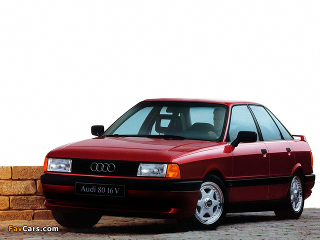 Images of Audi 80 16V 8A,B3 (1990–1991) (640 x 480)