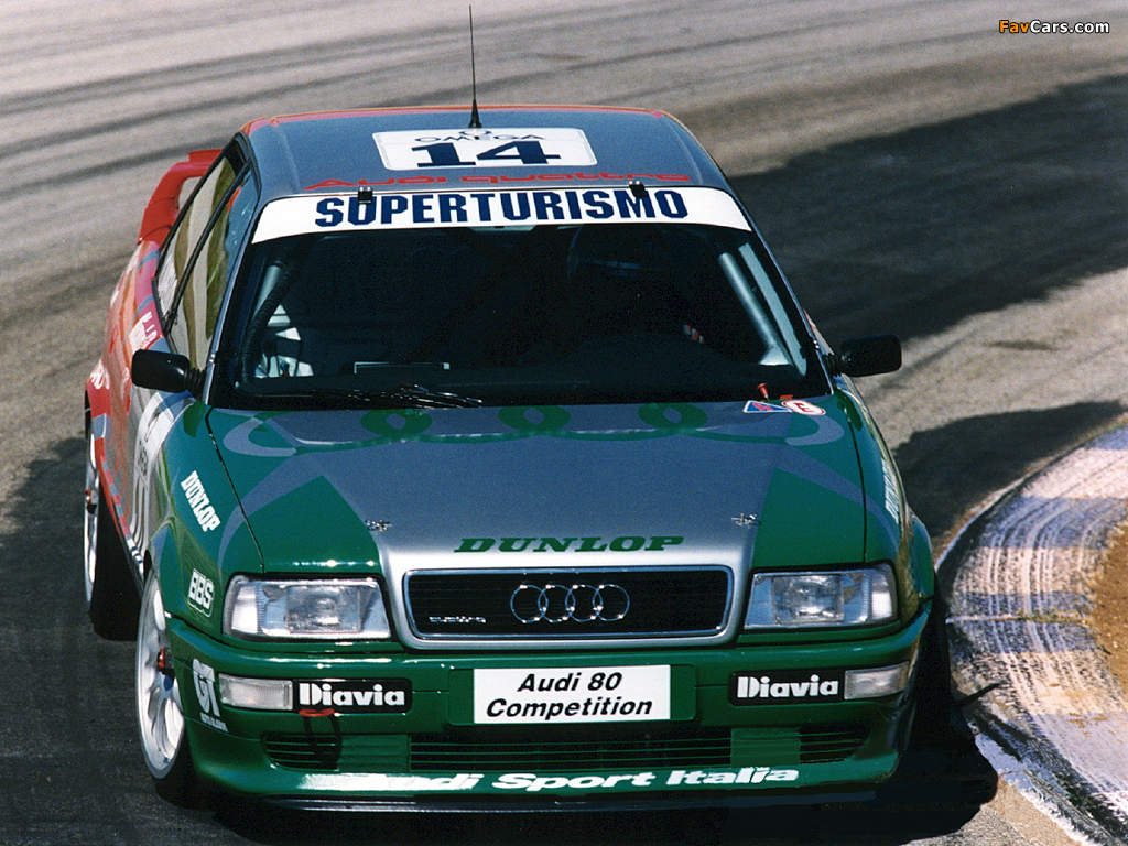 Photos of Audi 80 quattro Competition Race Car 8C,B4 (1024 x 768)