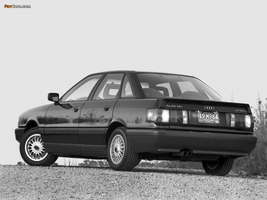 Pictures of Audi 80 quattro US-spec B3 (1988–1992) (1024 x 768)