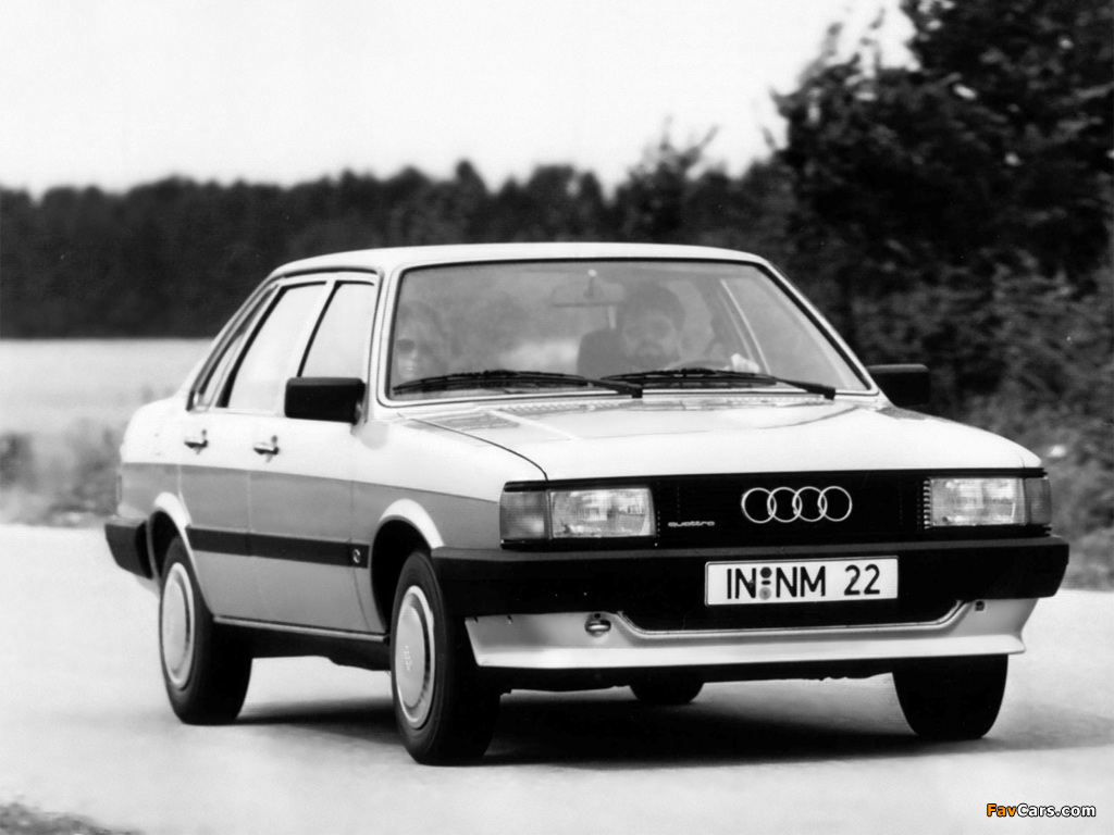 Audi 80 quattro B2 (1984–1986) wallpapers (1024 x 768)