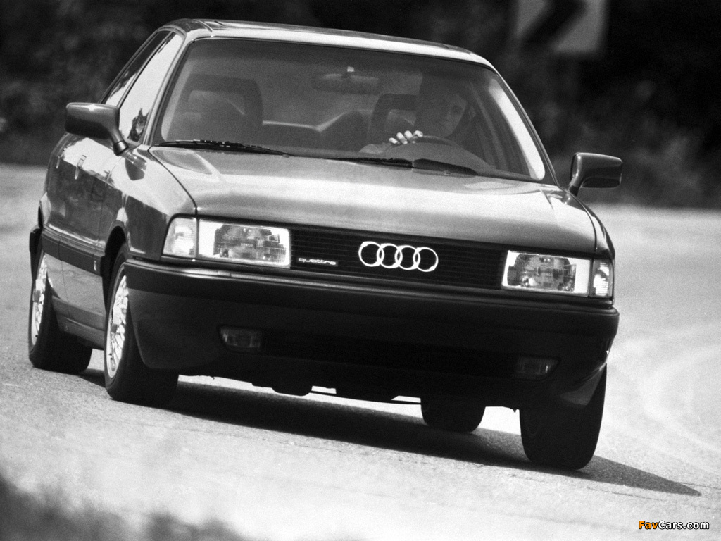 Audi 90 quattro US-spec B3 (1987–1991) photos (1024 x 768)