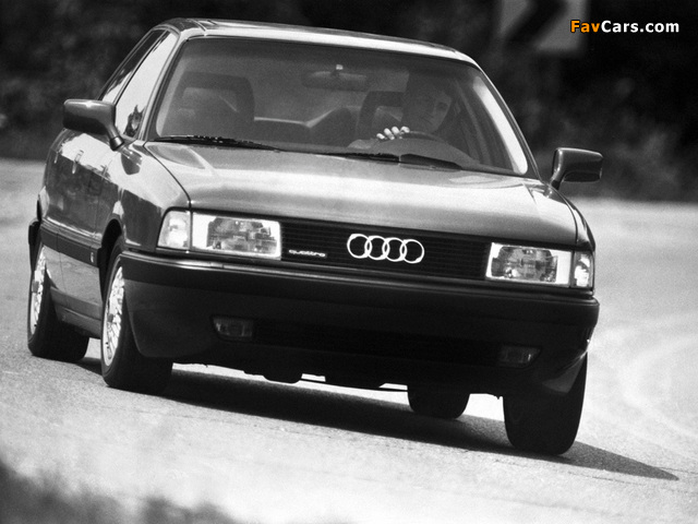 Audi 90 quattro US-spec B3 (1987–1991) photos (640 x 480)