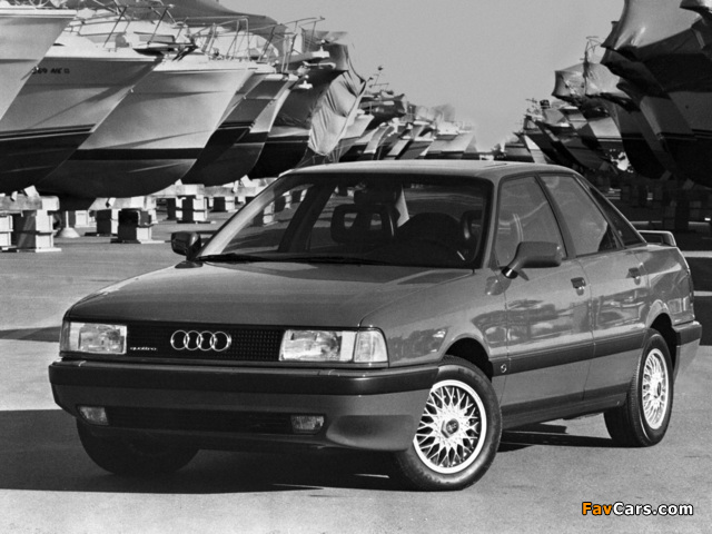 Audi 90 quattro US-spec B3 (1987–1991) pictures (640 x 480)