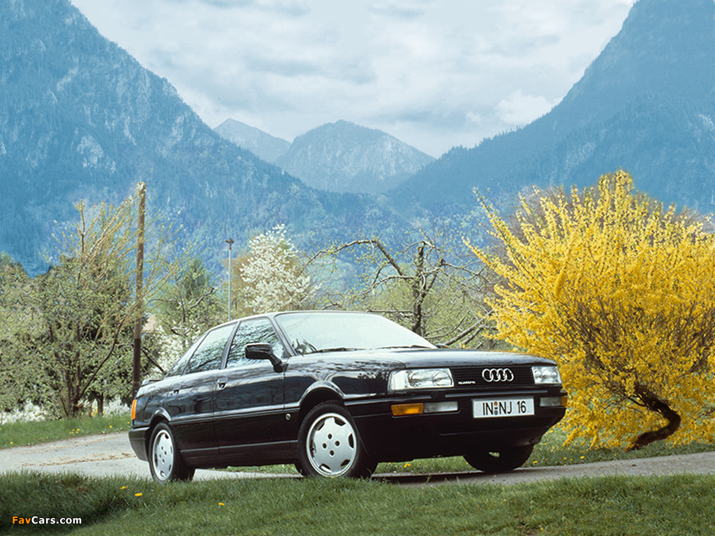 Audi 90 quattro 20v B3 (1988–1991) photos (1024 x 768)