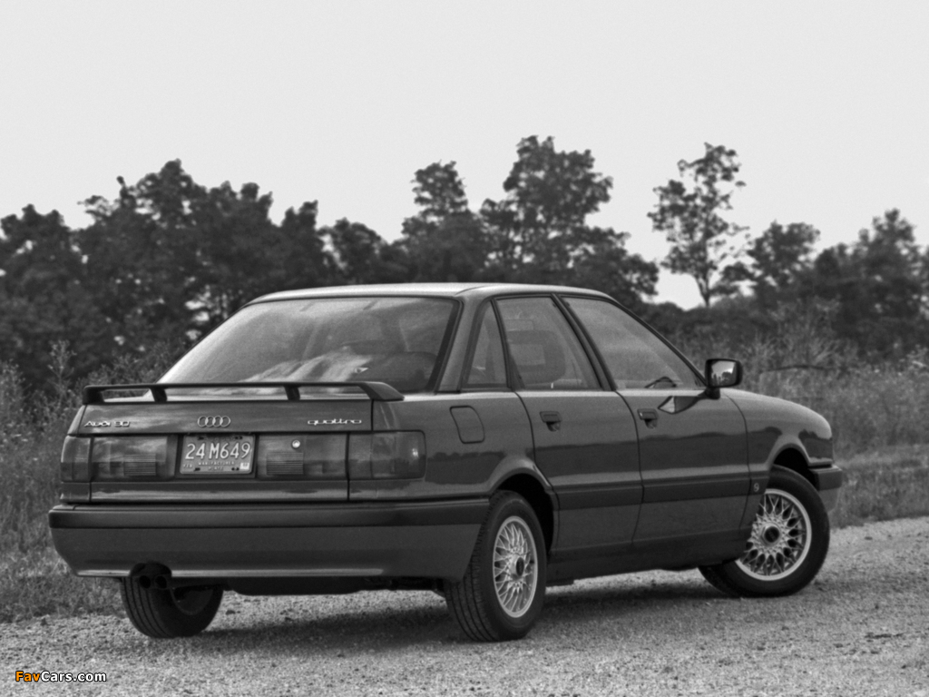 Images of Audi 90 quattro US-spec B3 (1987–1991) (1024 x 768)
