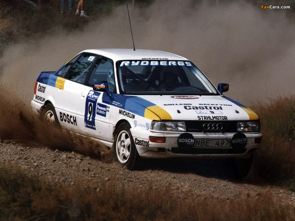 Images of Audi 90 quattro Rally Car B3 (1988–1993) (1024 x 768)