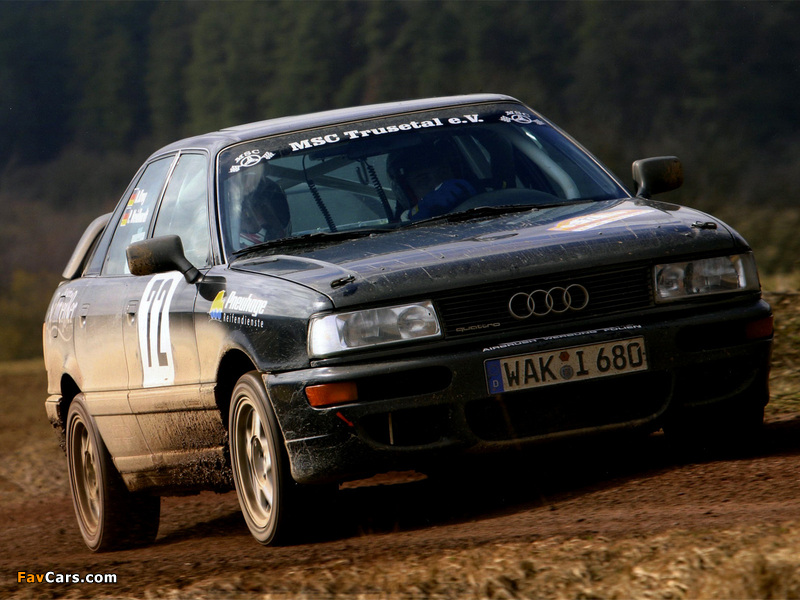 Photos of Audi 90 quattro Rally Car B3 (1988–1993) (800 x 600)