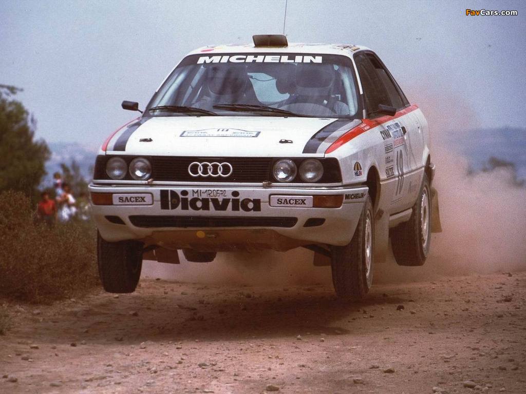 Audi 90 quattro Rally Car B3 (1988–1993) wallpapers (1024 x 768)