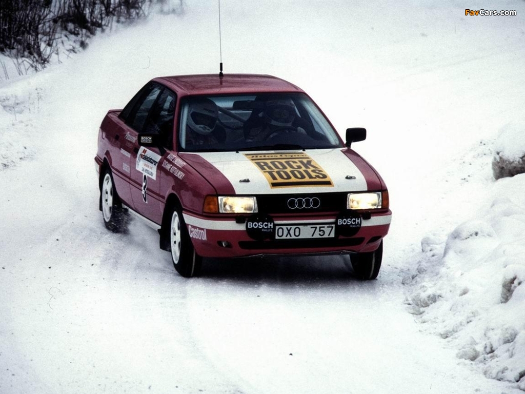 Audi 90 quattro Rally Car B3 (1988–1993) wallpapers (1024 x 768)