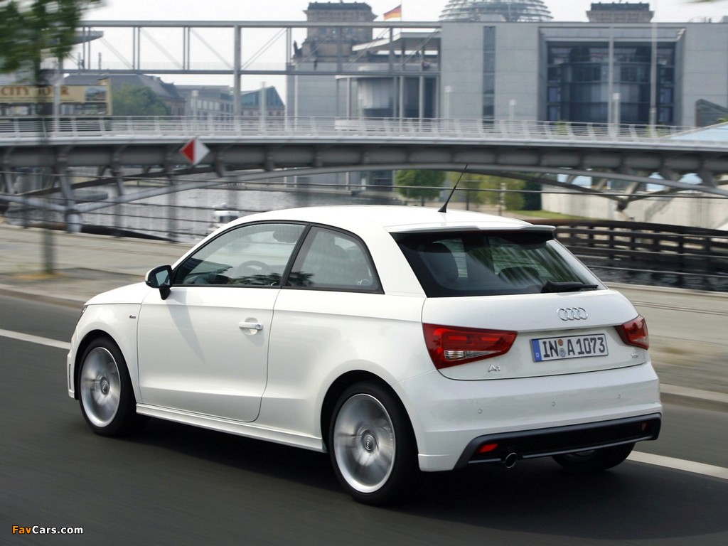 Audi A1 TDI S-Line 8X (2010) photos (1024 x 768)