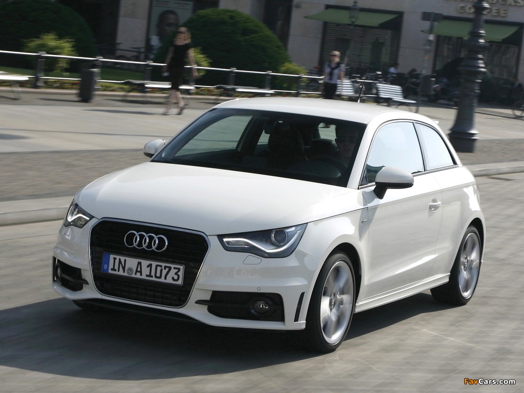 Audi A1 TDI S-Line 8X (2010) wallpapers (1024 x 768)