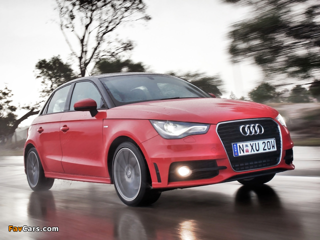 Audi A1 Sportback TFSI S-Line AU-spec 8X (2012) wallpapers (640 x 480)