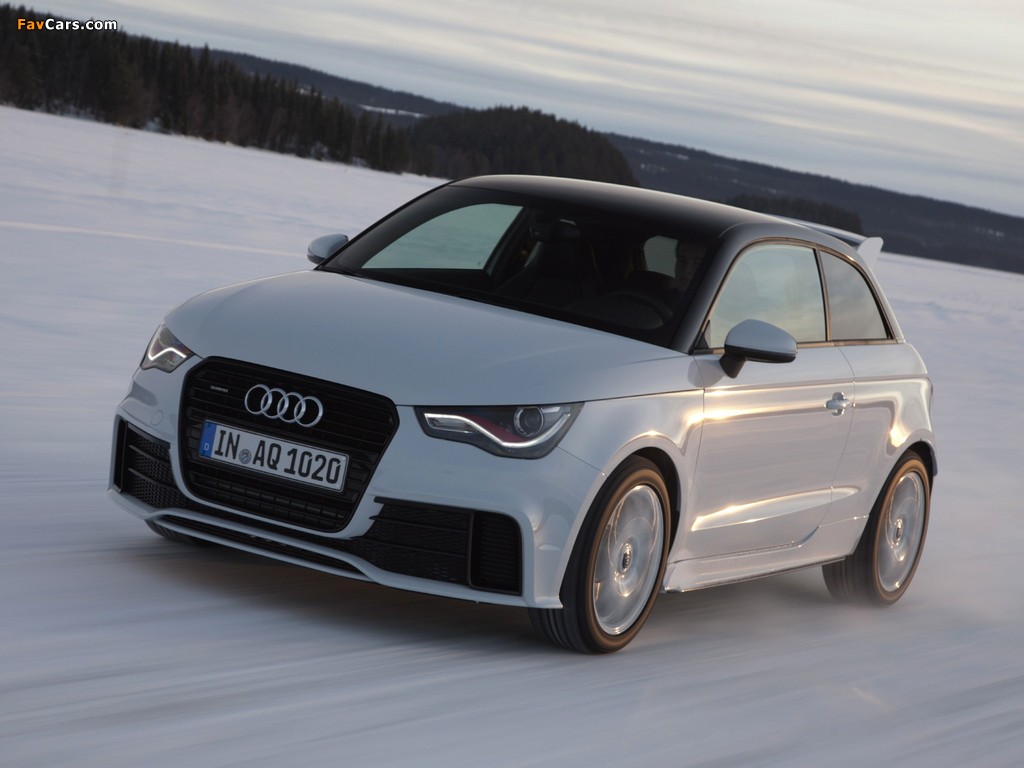 Audi A1 quattro 8X (2012) wallpapers (1024 x 768)