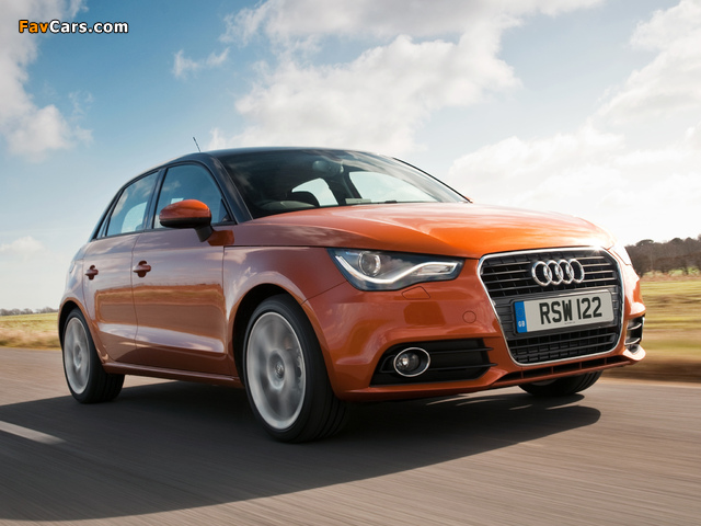 Audi A1 Sportback TDI UK-spec 8X (2012) wallpapers (640 x 480)