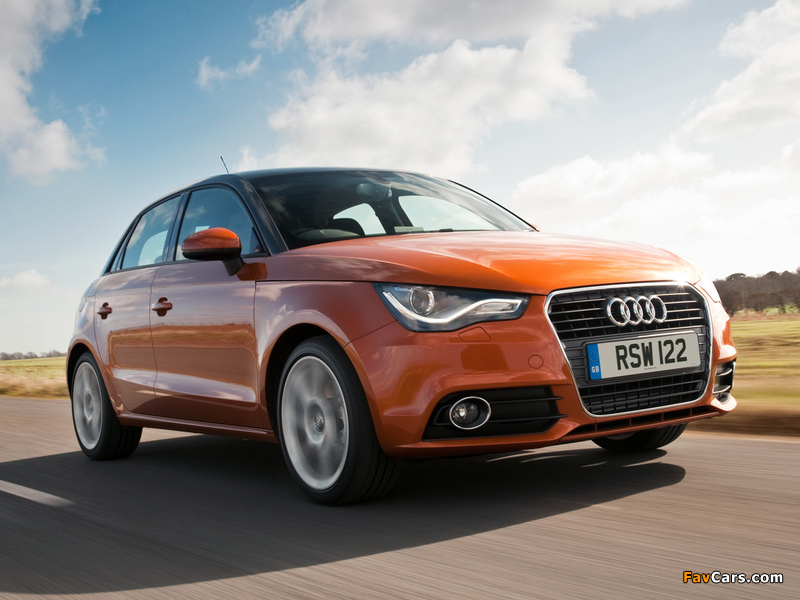 Audi A1 Sportback TDI UK-spec 8X (2012) wallpapers (800 x 600)