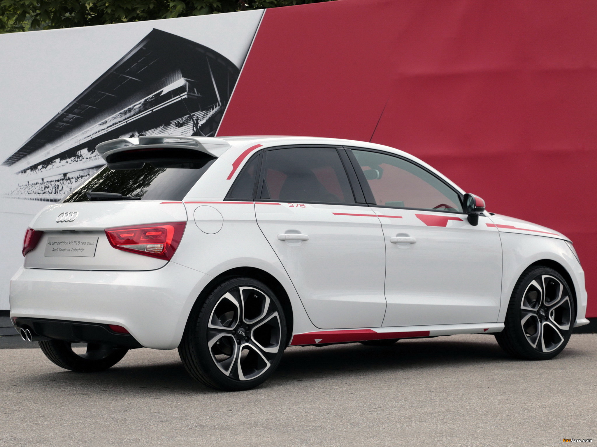 Audi A1 Sportback Competition Kit R18 Red Plus (8X) 2013 images (2048 x 1536)