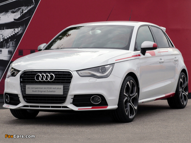 Images of Audi A1 Sportback Competition Kit R18 Red Plus (8X) 2013 (640 x 480)