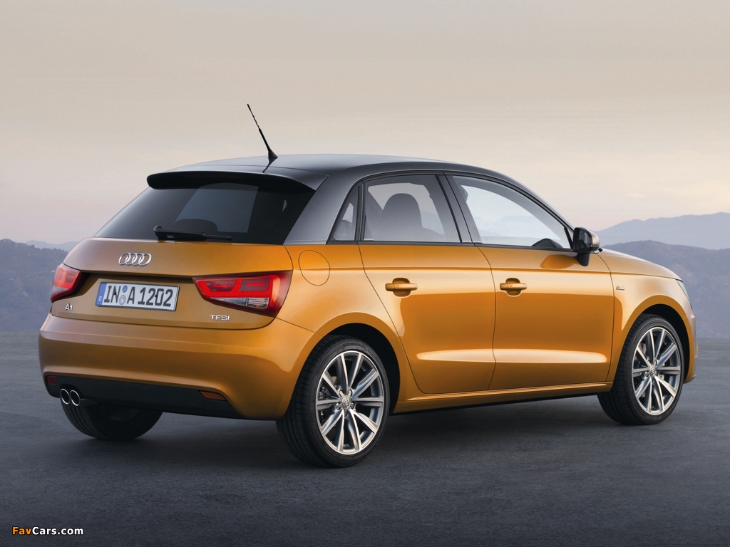 Pictures of Audi A1 Sportback TFSI S-Line 8X (2012) (1024 x 768)