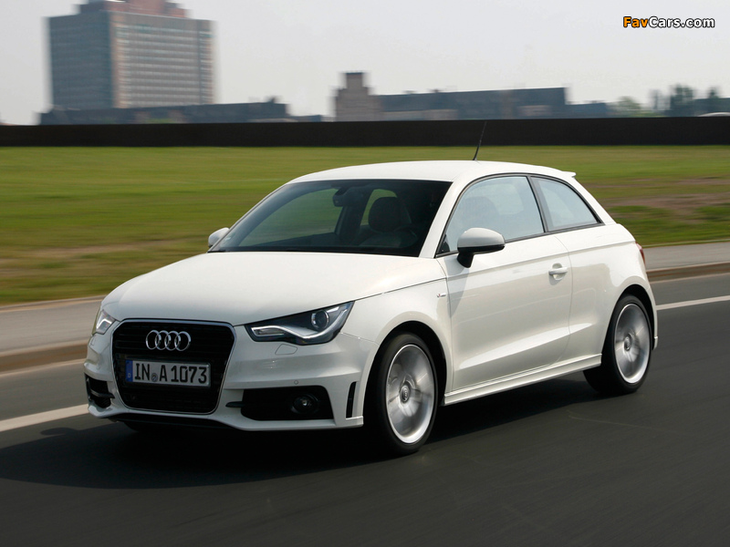 Audi A1 TDI S-Line 8X (2010) wallpapers (800 x 600)