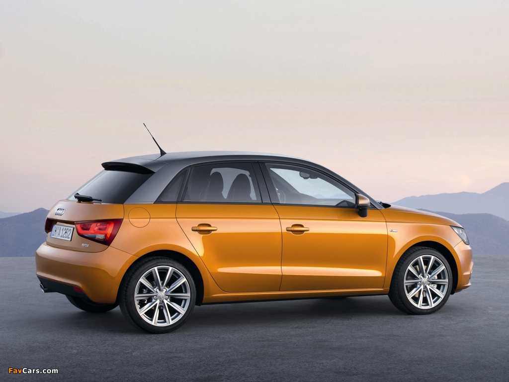 Audi A1 Sportback TFSI S-Line 8X (2012) wallpapers (1024 x 768)