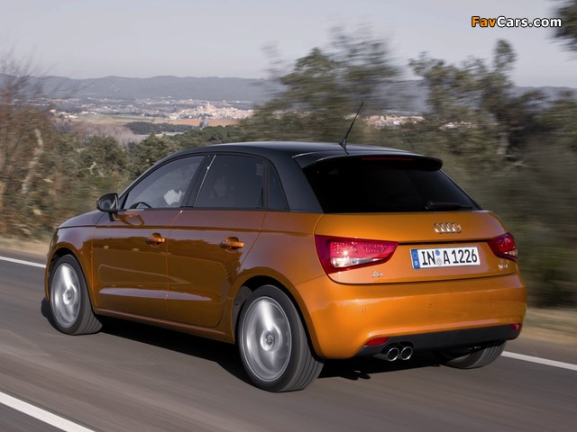 Audi A1 Sportback TFSI S-Line 8X (2012) wallpapers (640 x 480)