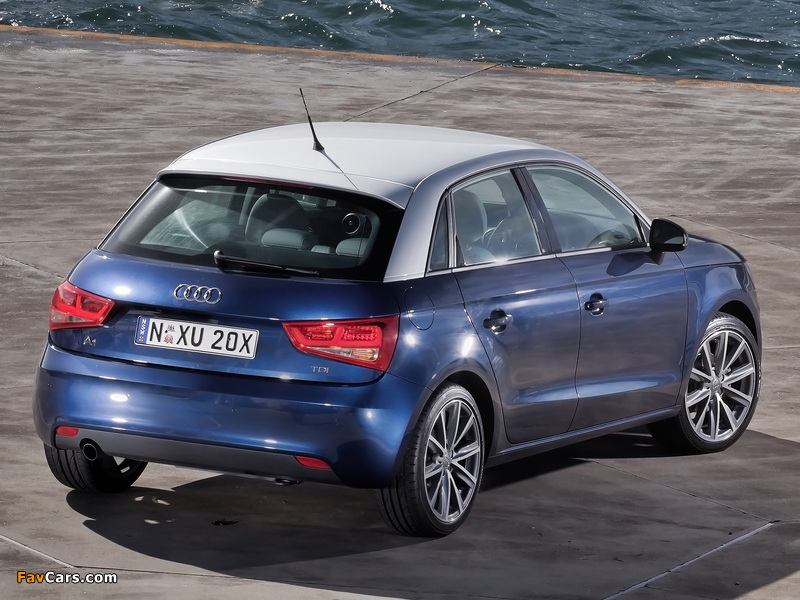 Audi A1 Sportback TDI AU-spec 8X (2012) wallpapers (800 x 600)