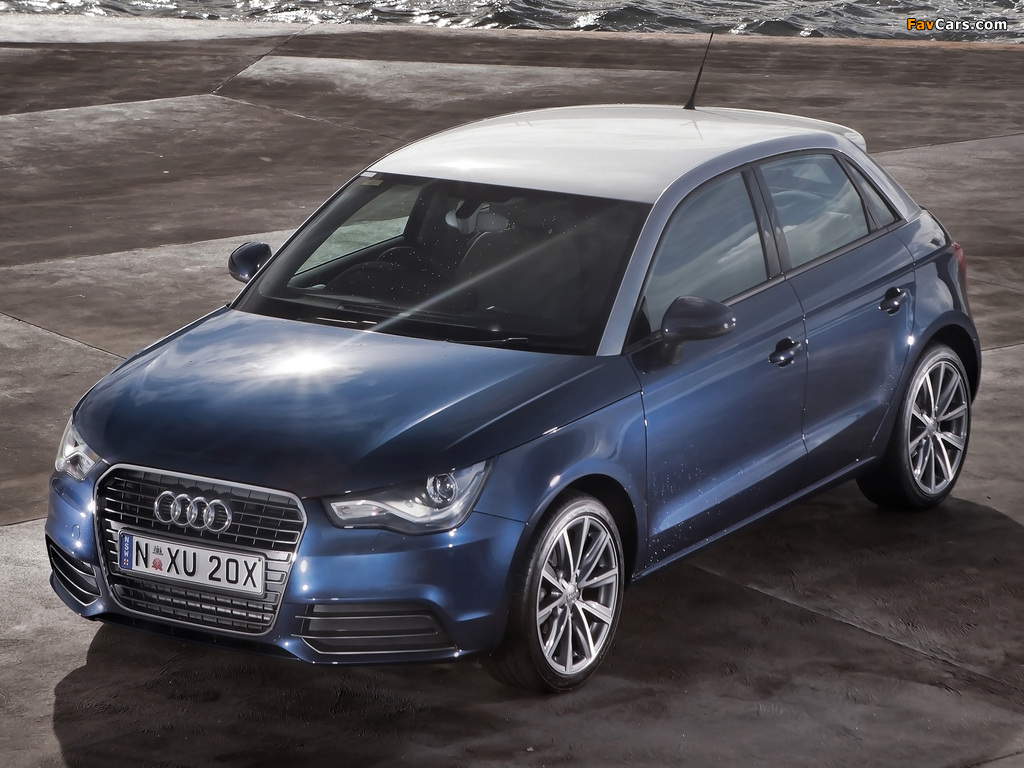 Audi A1 Sportback TDI AU-spec 8X (2012) wallpapers (1024 x 768)