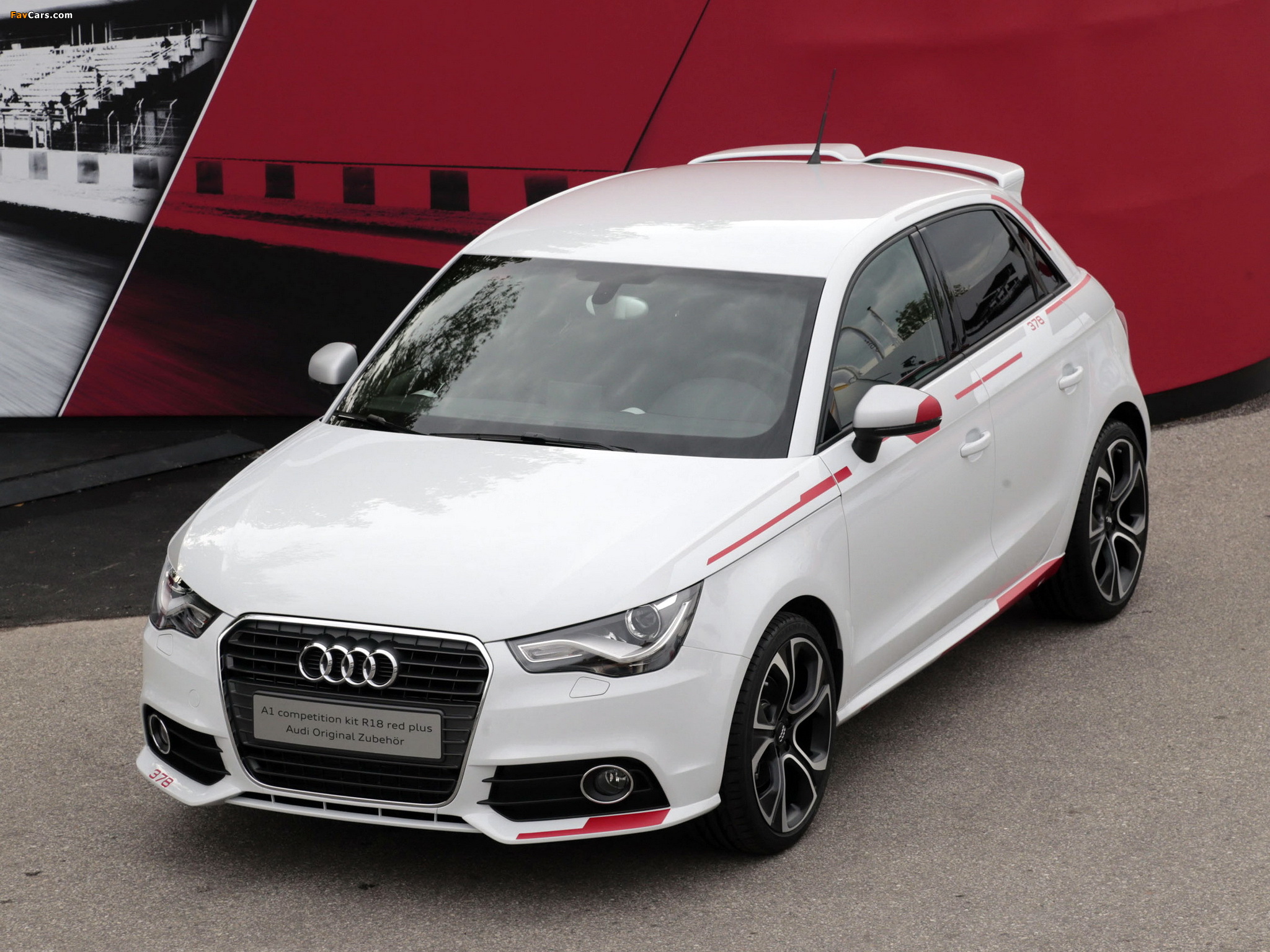 Audi A1 Sportback Competition Kit R18 Red Plus (8X) 2013 wallpapers (2048 x 1536)