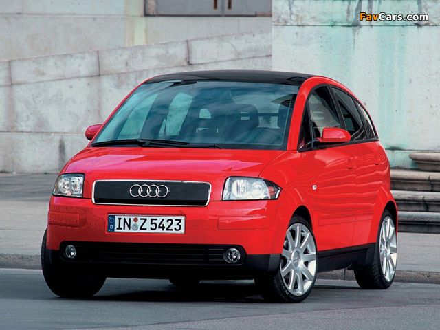 Audi A2 1.6 FSI (2004–2005) photos (640 x 480)