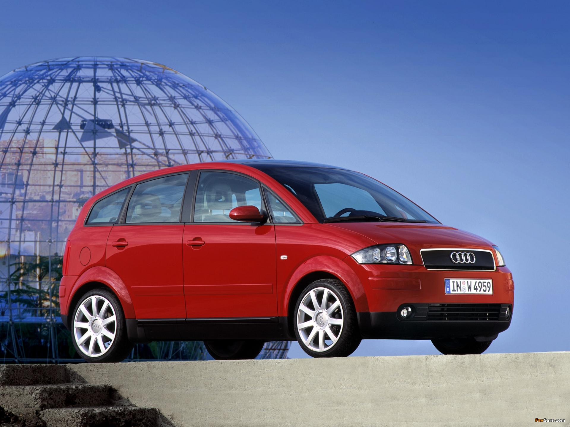 Audi A2 1.6 FSI (2004–2005) pictures (1920 x 1440)