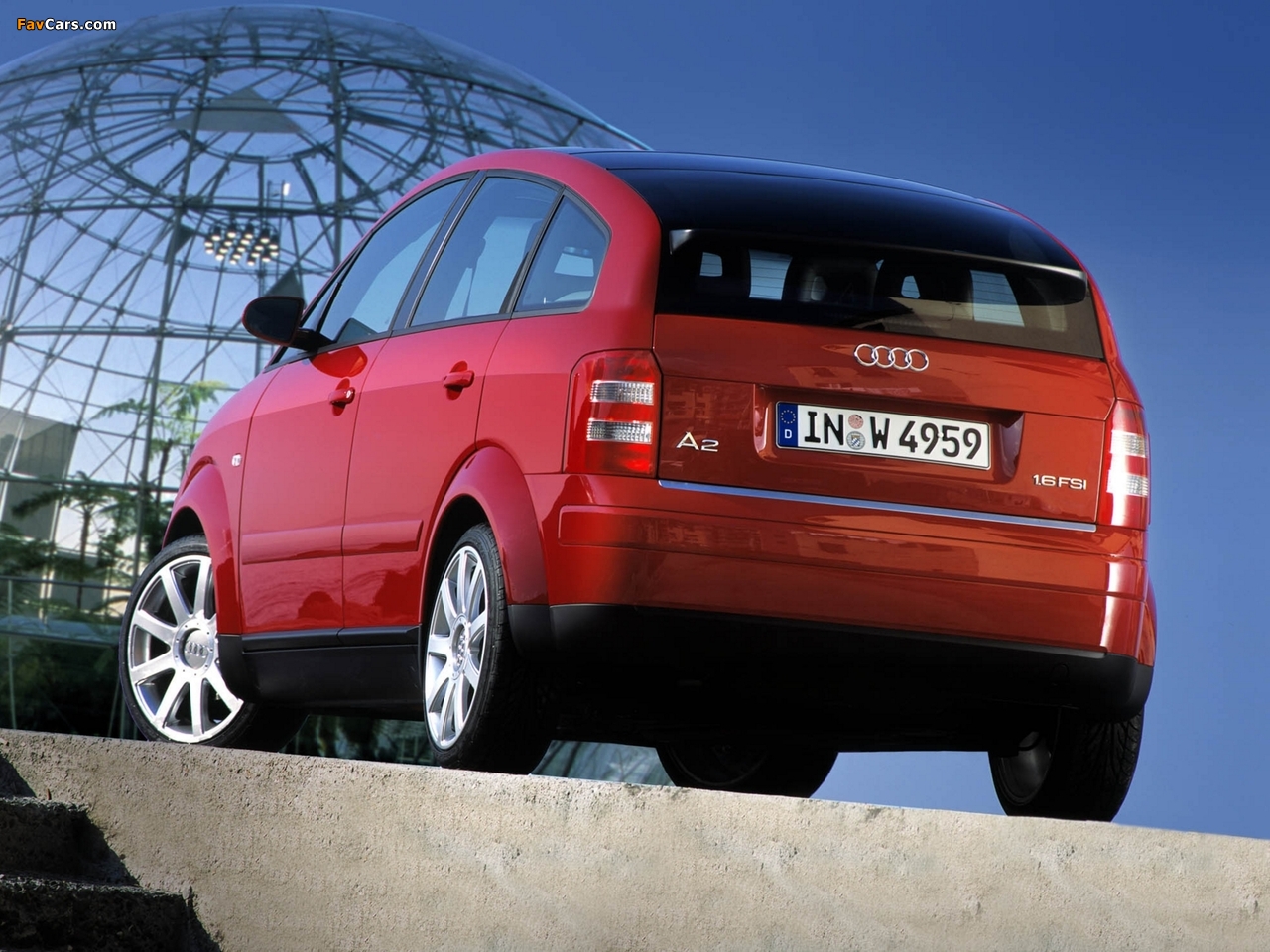 Audi A2 1.6 FSI (2004–2005) pictures (1280 x 960)