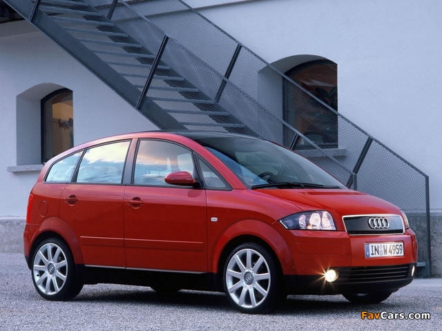 Audi A2 1.6 FSI (2004–2005) pictures (640 x 480)