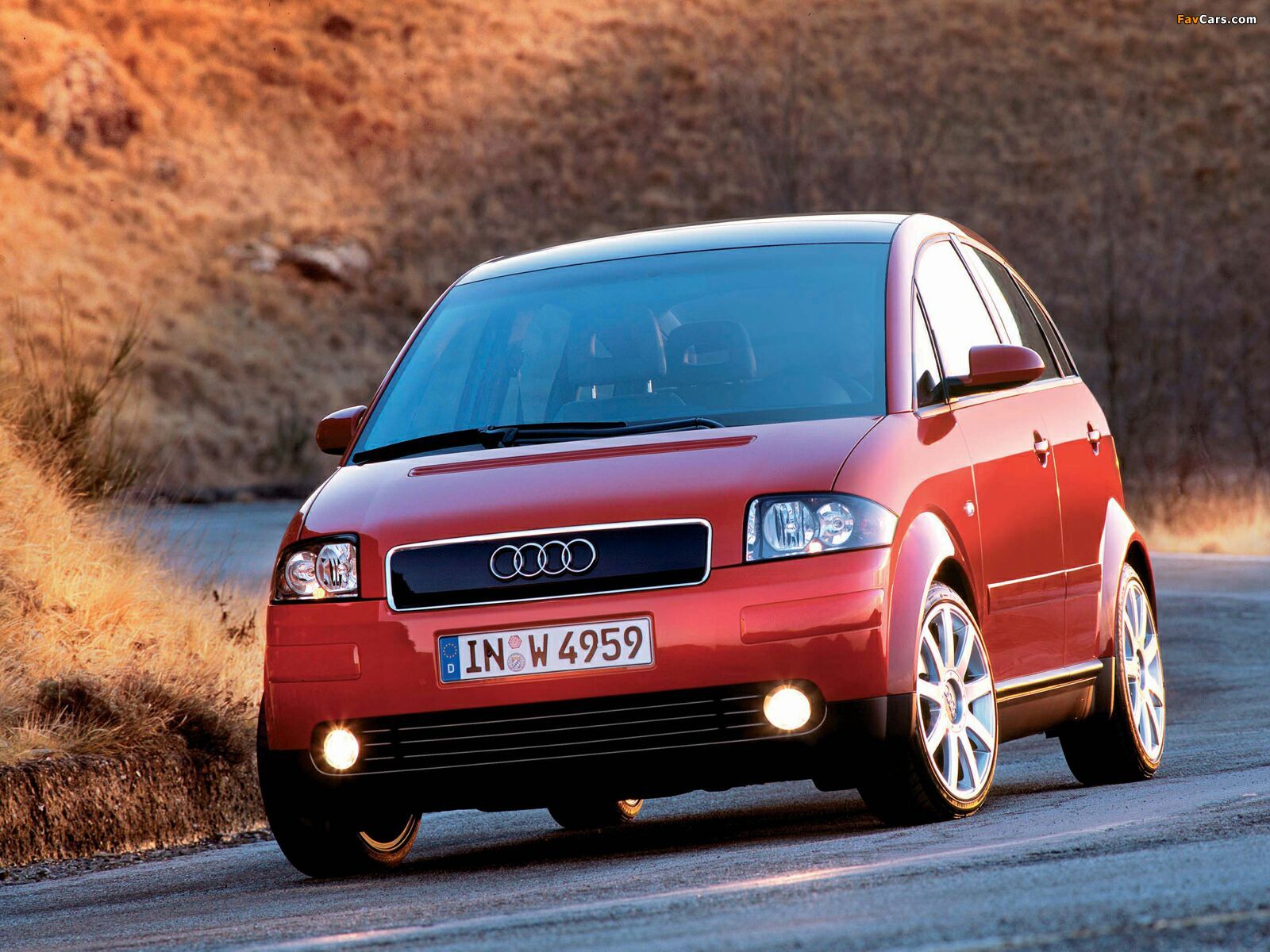 Audi A2 1.6 FSI (2004–2005) wallpapers (1600 x 1200)