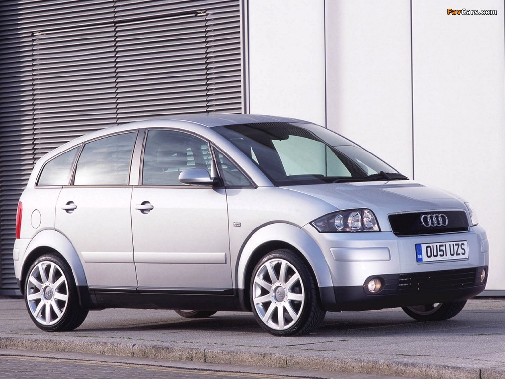 Images of Audi A2 1.6 FSI UK-spec (2004–2005) (1024 x 768)