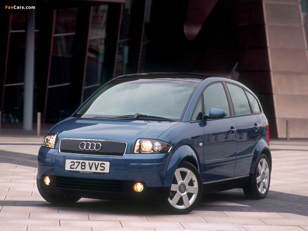 Photos of Audi A2 1.4 TDI UK-spec (2000–2005) (1024 x 768)