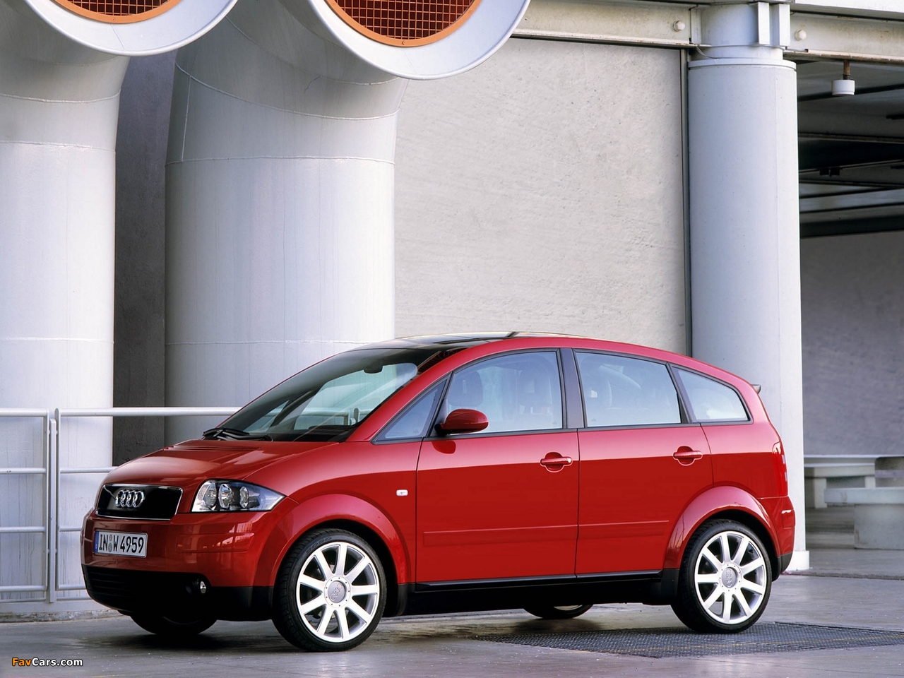 Pictures of Audi A2 1.6 FSI (2004–2005) (1280 x 960)