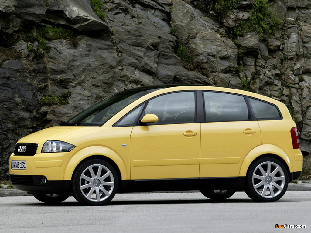 Audi A2 1.6 FSI (2004–2005) wallpapers (1024 x 768)