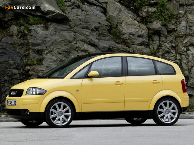 Audi A2 1.6 FSI (2004–2005) wallpapers (640 x 480)