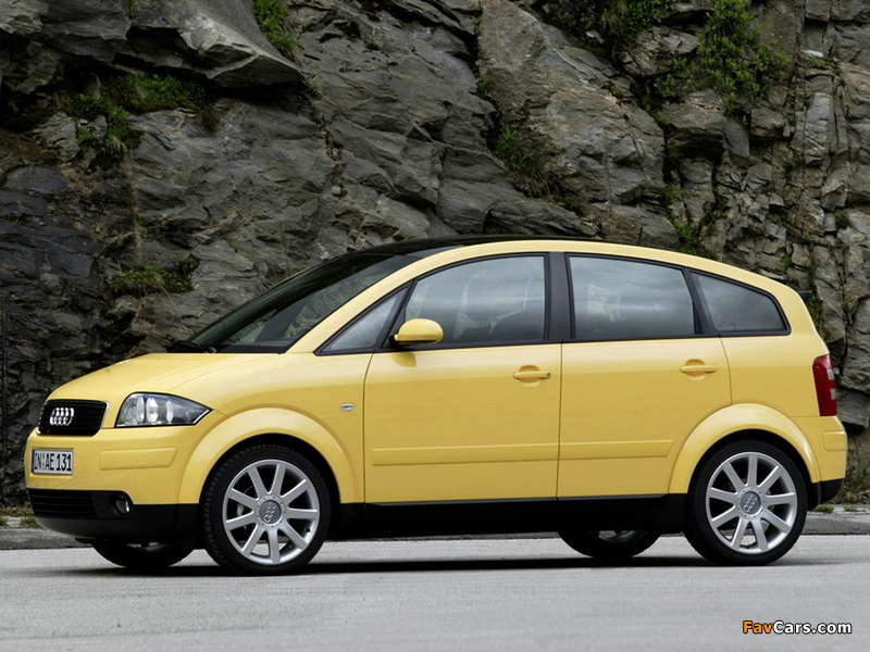 Audi A2 1.6 FSI (2004–2005) wallpapers (800 x 600)