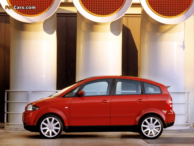 Audi A2 1.6 FSI (2004–2005) wallpapers (640 x 480)