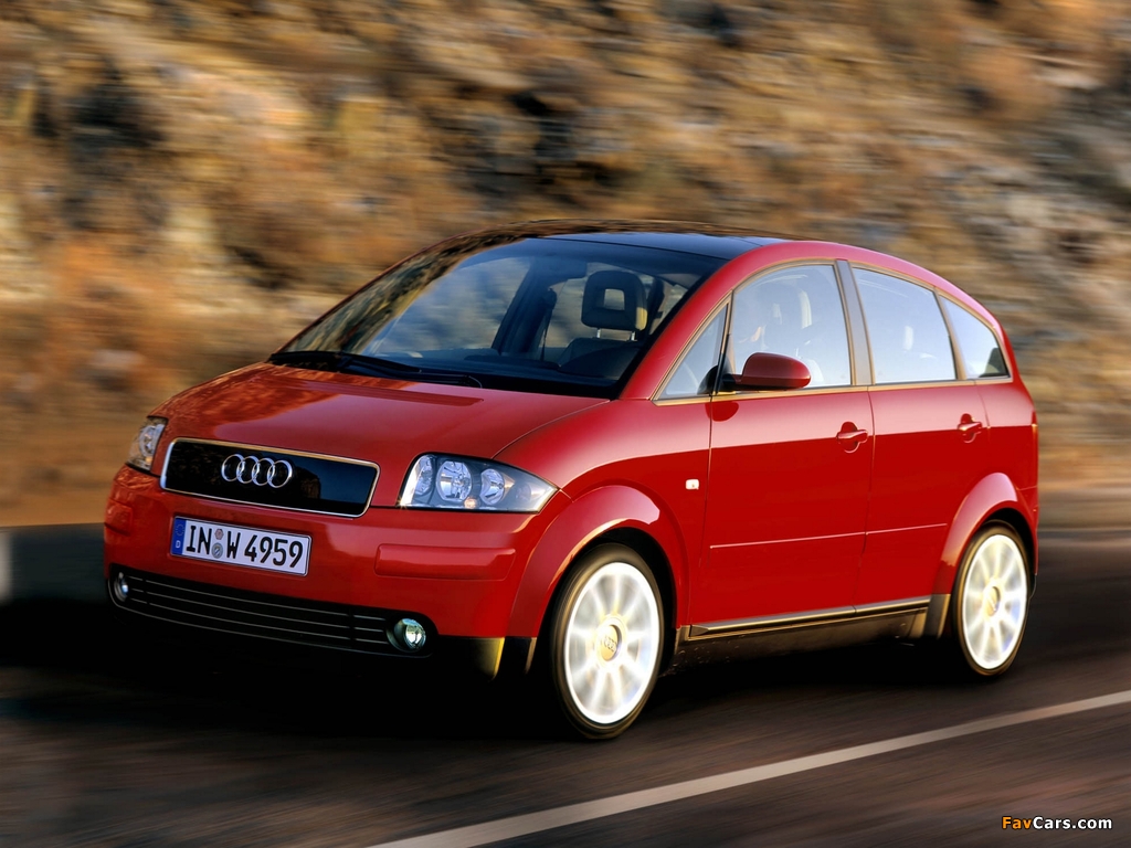 Audi A2 1.6 FSI (2004–2005) wallpapers (1024 x 768)