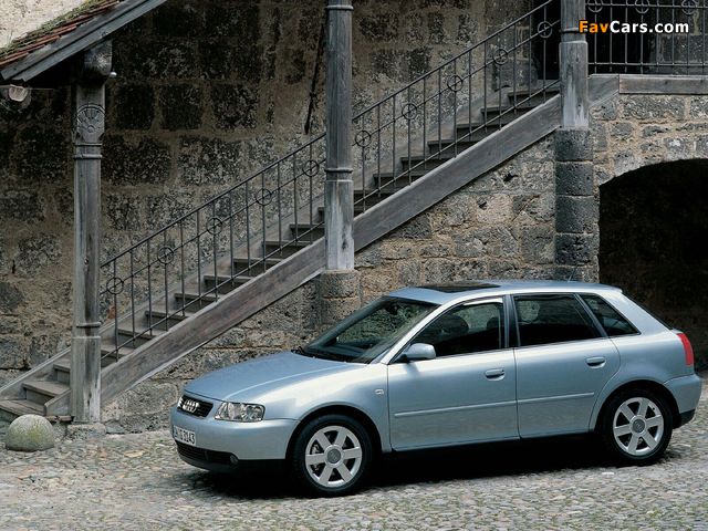 Audi A3 Sportback 8L (1999–2000) wallpapers (640 x 480)