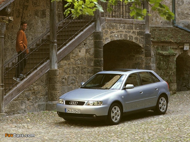 Audi A3 Sportback 8L (1999–2000) pictures (640 x 480)
