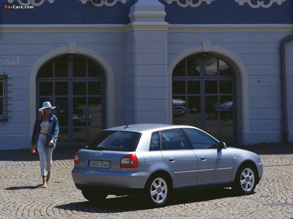Audi A3 Sportback 8L (2000–2003) pictures (1024 x 768)