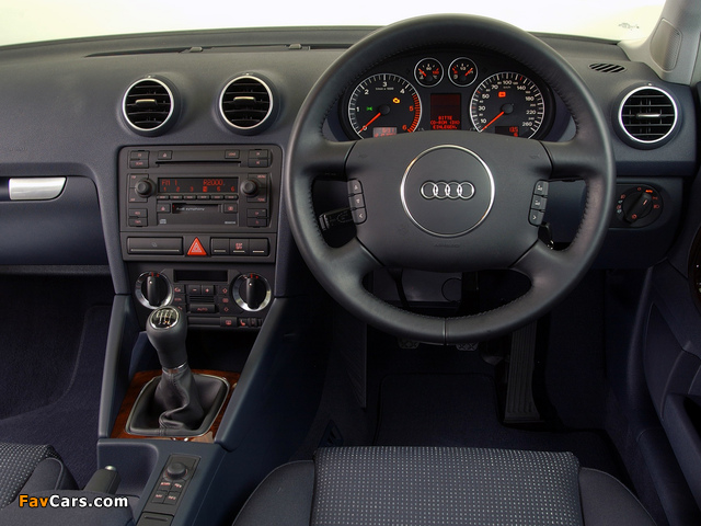 Audi A3 2.0 TDI ZA-spec 8P (2003–2005) images (640 x 480)