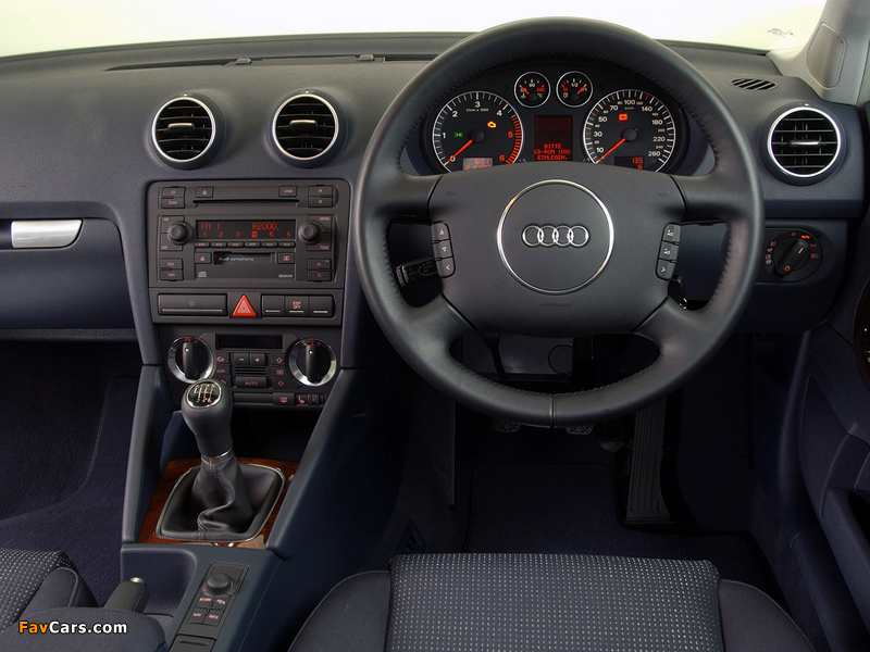 Audi A3 2.0 TDI ZA-spec 8P (2003–2005) images (800 x 600)