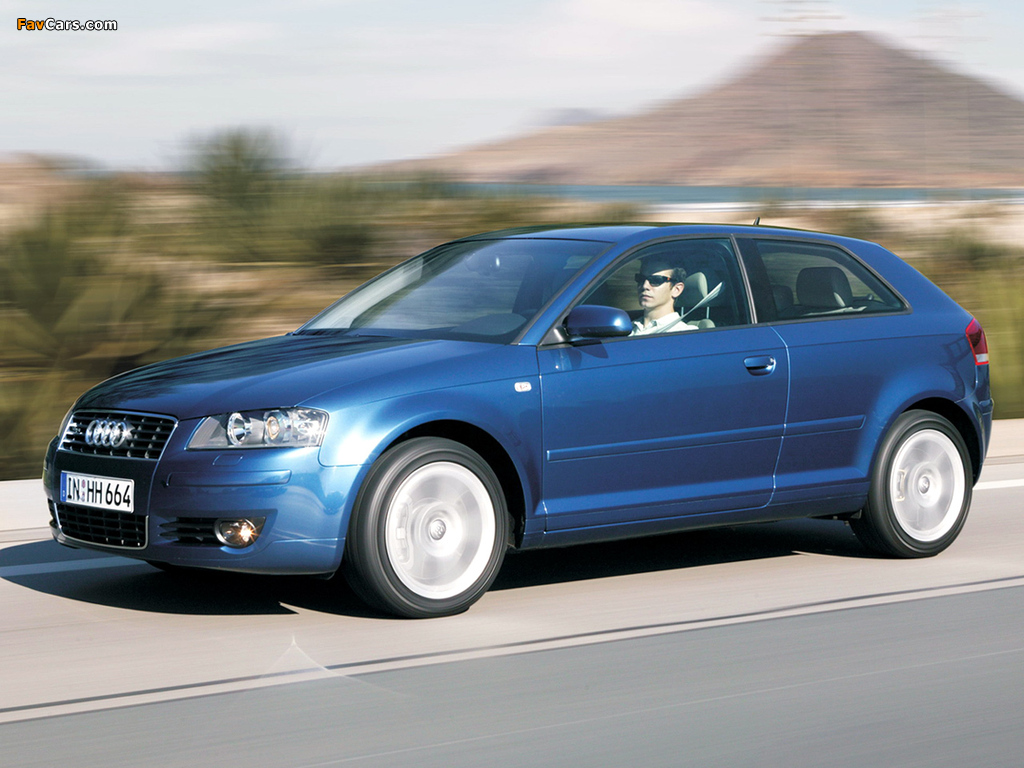 Audi A3 3.2 quattro 8P (2003–2005) images (1024 x 768)