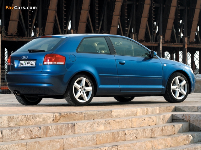 Audi A3 3.2 quattro 8P (2003–2005) photos (640 x 480)